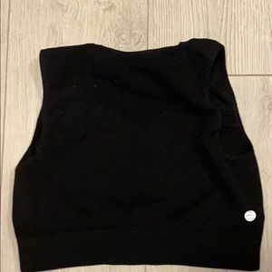 Black zella sorts top